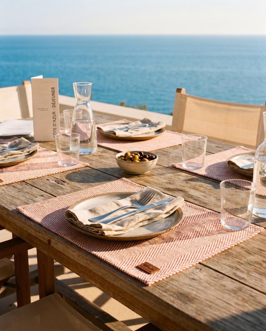 Etnia Riviera — Safran : Set de table