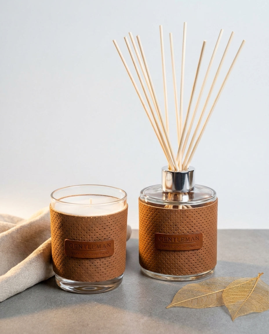 Collection Gentleman - Driver - Bougie 280g et Diffuseur 500ml