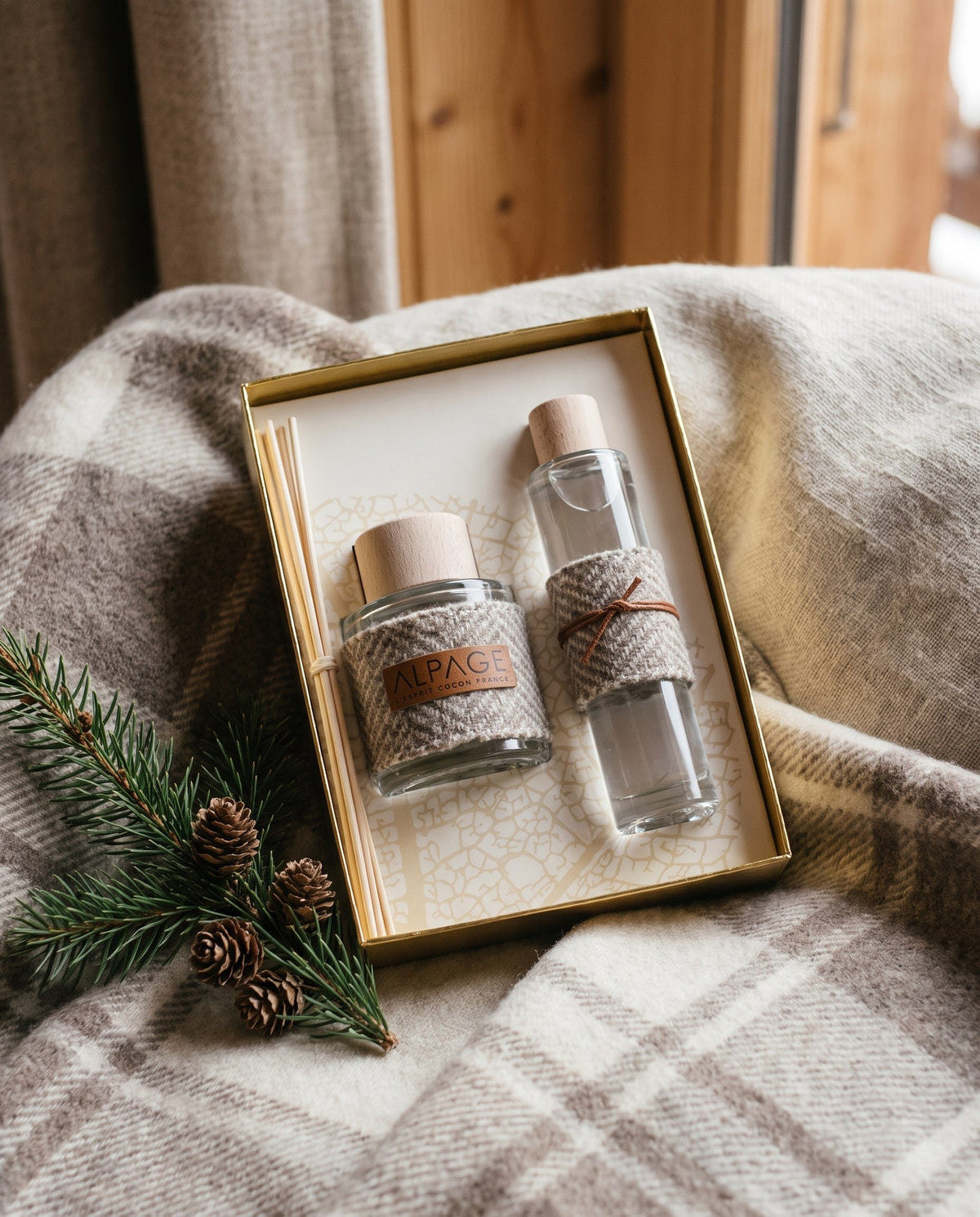 Coffret diffuseur et recharge Alpage Laine – Alpes