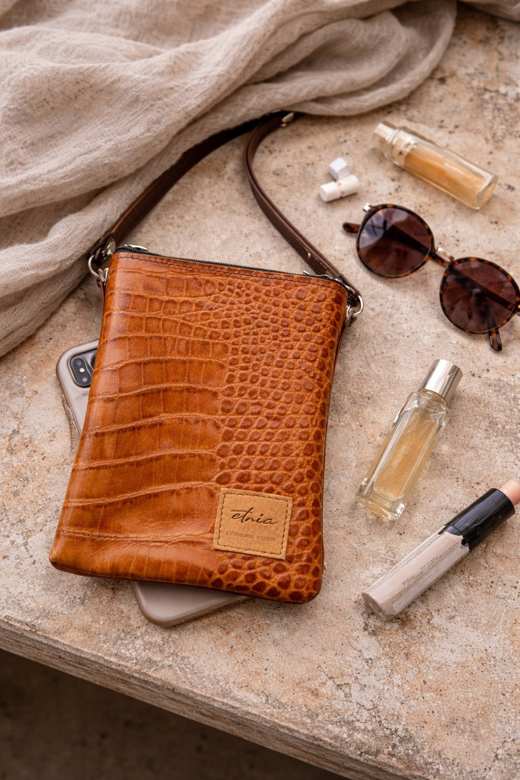 Pochette cuir – ETNIA Sahara