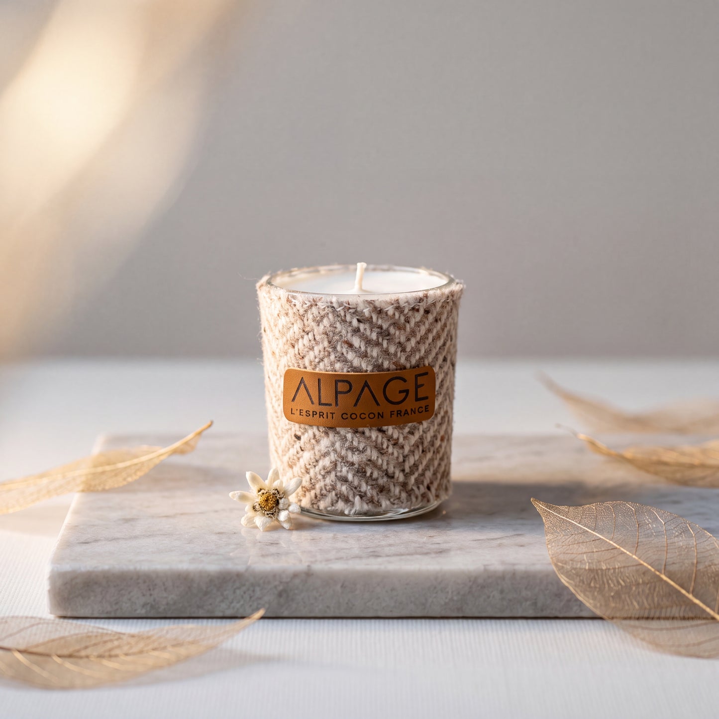 Bougie parfumée Alpes – Laine