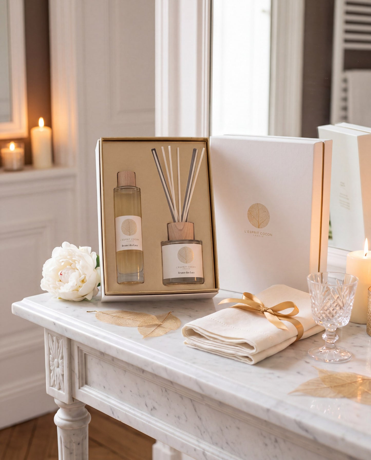 Coffret diffuseur de parfum et recharge
