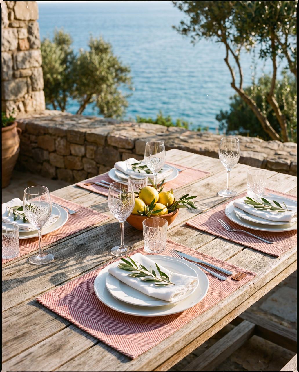 Etnia Riviera — Safran : Set de table