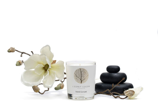 Bougie parfumée  Soleil levant 175g