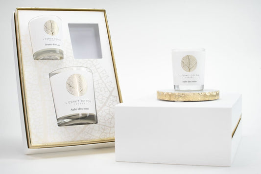 Coffret bougies parfumées